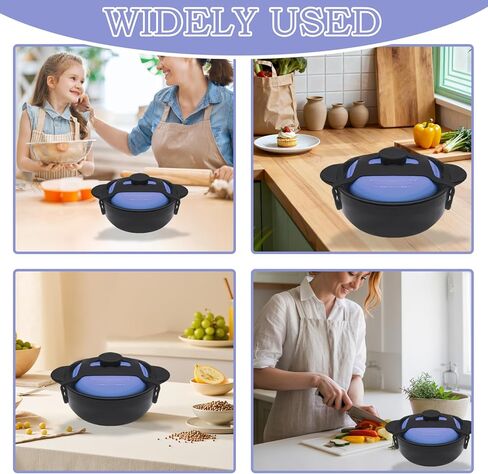 2Pcs Black Universal Fixing Strap, Black Pot Lid Accessories Tools Lid Holder Tools Heat-Resistant, No-Spill Design Transport Accessories Not Easily Damaged in Saudi Arabia