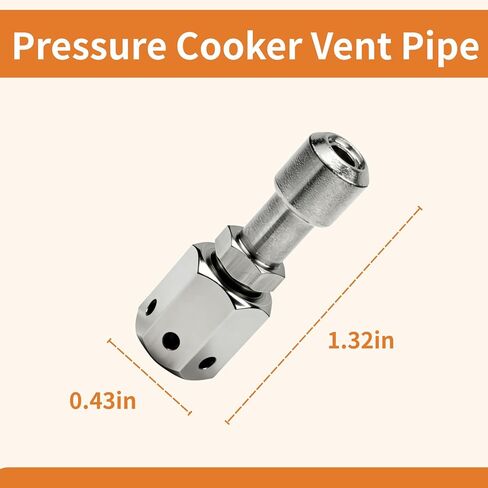 85608 Pressure Cooker Vent Pipe Replacement for Presto Pressure Cooker Parts, Stainless Steel Pressure Cooker Parts & Accessories in Saudi Arabia