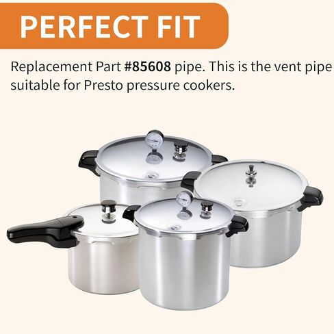 85608 Pressure Cooker Vent Pipe Replacement for Presto Pressure Cooker Parts, Stainless Steel Pressure Cooker Parts & Accessories in Saudi Arabia