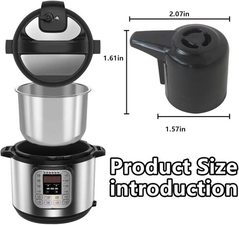 Steam Release Handle Steam Valve for Presure Cooker, (Pack of 2) Fits DUO Plus 60 & 80, DUO Mini/Plus Mini 3 Qt & DUO60 6 Qt & DUO80 8 Qt by YTXXDEUS in Saudi Arabia