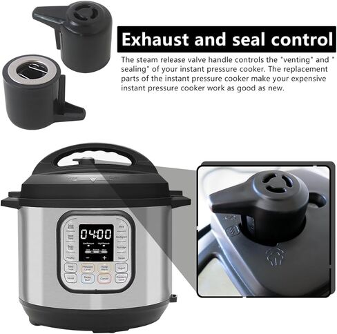 Steam Release Handle Steam Valve for Presure Cooker, (Pack of 2) Fits DUO Plus 60 & 80, DUO Mini/Plus Mini 3 Qt & DUO60 6 Qt & DUO80 8 Qt by YTXXDEUS in Saudi Arabia