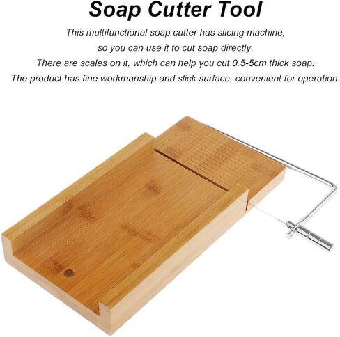 Wire Soap Cutter, Wooden Soap Slicer Cutting Tool Soap Making Supplies for Cheese Butter Cake Bread Making in Saudi Arabia
