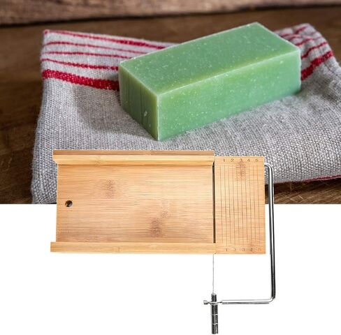 Wire Soap Cutter, Wooden Soap Slicer Cutting Tool Soap Making Supplies for Cheese Butter Cake Bread Making in Saudi Arabia