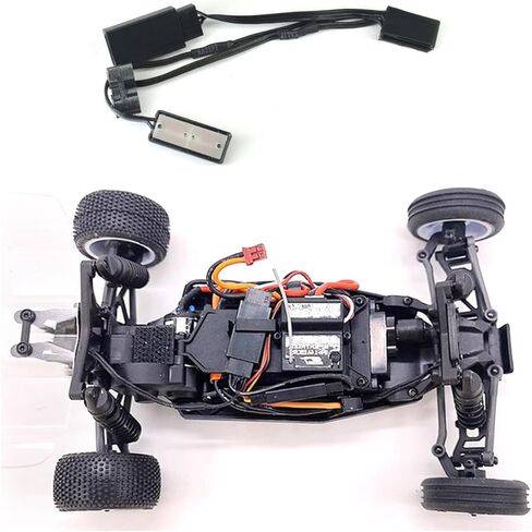 RC Headlights & Taillights Kit for Losi 1/24 Micro-B 2WD Buggy RC White Headlights + Red Rear Light Upgrade Parts in Saudi Arabia