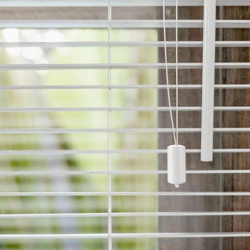Pangda 54.6 Yards/Roll Roman Blind Cord, 1.8 mm White Braided Nylon Lift Shade Cord with 6 Pcs Breakaway Cords Condensers, Replacement Blind String for Window Blinds Roman Shades Gardening DIY Craft in Saudi Arabia