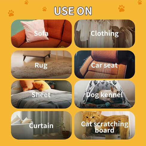 Pet Hair Removal Glove for Cats & Dogs, Electrostatic Pet Hair Gloves, Reusable Pet Hair Remover Tool, Animal Hair Remover for Furniture, Clothing, Couch, Carpet, Car Seat - 2PCS in Saudi Arabia