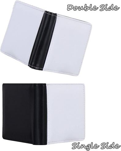 Sublimation Heat Transfer Wallet DIY Card Holder Print Image Printing for Women Men (Single Side) in Saudi Arabia