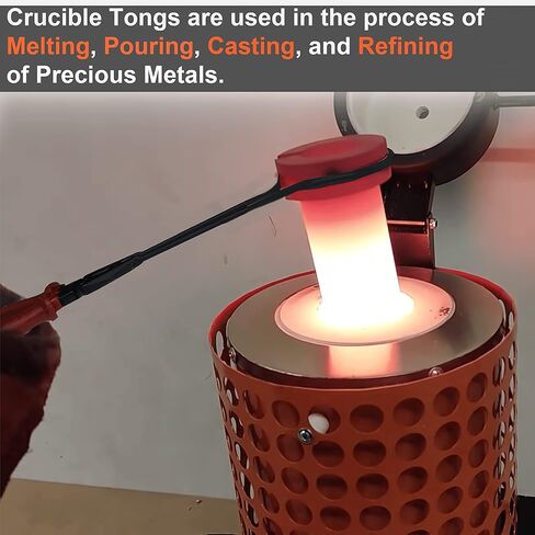 1 Kg Crucible Tongs for Graphite Crucibles Furnace Melting Casting Refining Gold Silver Copper in Saudi Arabia