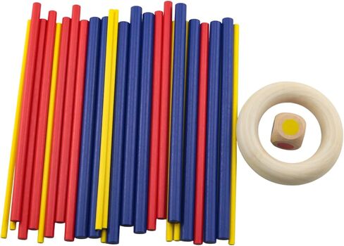 1 Set Wooden Balance Beam Toy Length 5.9 Inches Train Hand Eye Coordination Patience Concentration for Parent Child Games Travel Gatherings Entertainment Toy in Saudi Arabia