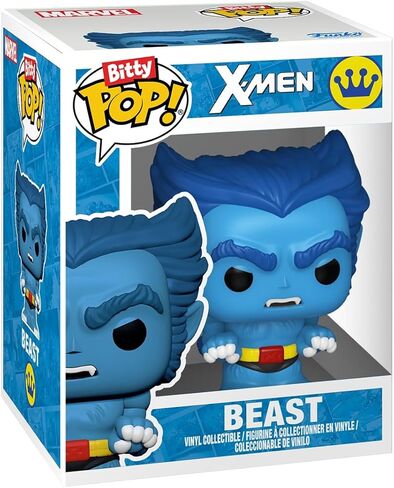 فانكو بوب! Bitty: X-Men - Jean Gray، Angel، Iceman، وCyclops - 0.9 بوصة (2.2 سم) - مجموعة الرسوم المتحركة - فكرة هدية - يتضمن رف عرض قابل للتكديس in Kuwait