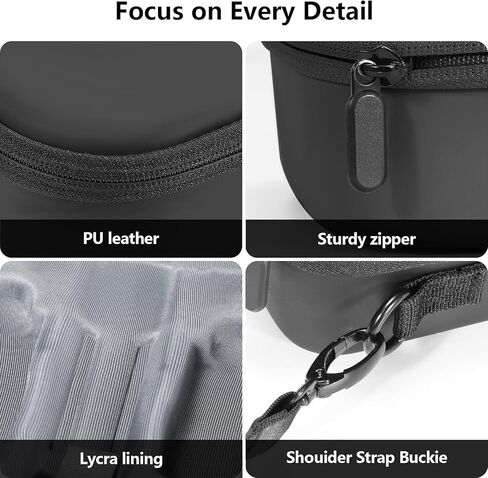 FPVtosky Carrying Case for DJI Neo 2 [CASE ONLY], Portable PU Leather Small Storage Protective Shoulder Bag for DJI Neo 2 Drone and Batteries Accessories in Saudi Arabia