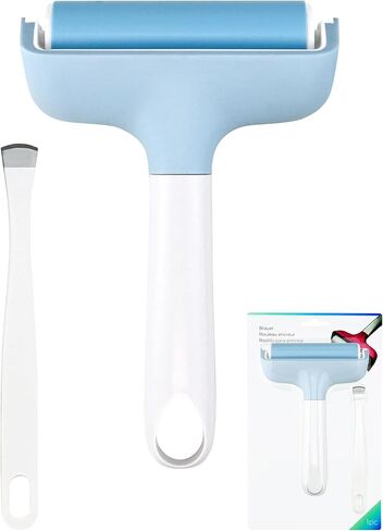 GAUENEEN Rubber Brayer Roller and Mat Tweezers Remover Set, Vinyl Roller Tools for Crafting with Tweezers, Craft Stamping Brayer Tools for Crafting Printmaking in Saudi Arabia