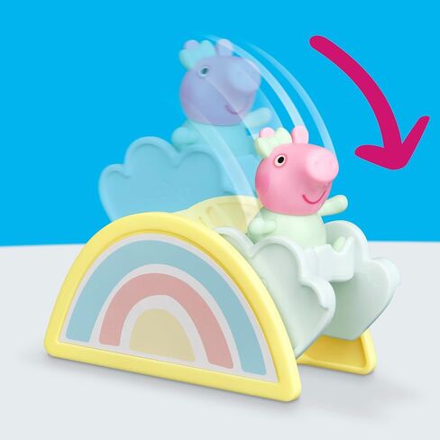 Peppa Pig Evie's Nursery Set with 1 Figure and 7 Accessories, Works with Peppa's Big Family House Playset, Preschool Toys for Girls and Boys 3+ in Saudi Arabia