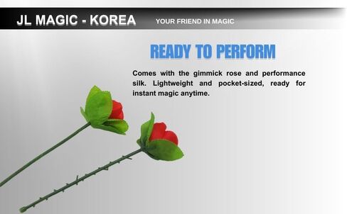 ظهور الوردة من الحرير - خدع سحرية لزهرة الورد الظاهرة القابلة للطي، وسيلة للتحايل السحرية لإنتاج الزهور المرئية in Kuwait