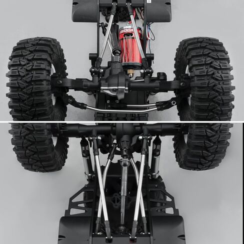 وصلات تعليق عالية التخليص من الفولاذ المقاوم للصدأ لـ Redcat Redcat Fusion/Ascent 1/10th RC قطع غيار السيارات الزاحفة in Kuwait