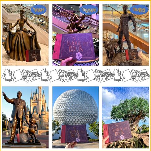 Kaizen Kreations Autograph book photo album Combo. Disney World Accessories for Trip to Disneyland or Disney Cruise Essentials in Saudi Arabia