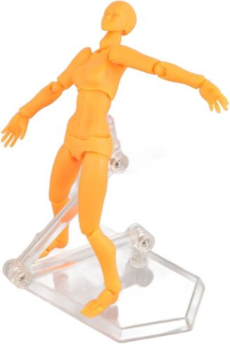 Drawing Action Figures Female and Male PVC Drawing Doll Model Figure Human Body with Joints for Artists, Customizable Poses Movable PVC Widely Used Drawing Mannequin Family in Kuwait