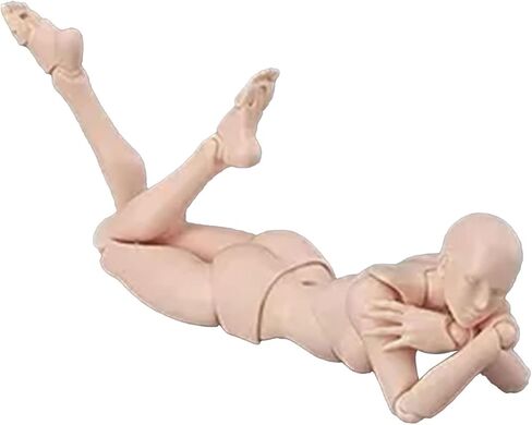Drawing Action Figures Female and Male PVC Drawing Doll Model Figure Human Body with Joints for Artists, Customizable Poses Movable PVC Widely Used Drawing Mannequin Family in Kuwait