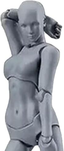 Drawing Action Figures Female and Male PVC Drawing Doll Model Figure Human Body with Joints for Artists, Customizable Poses Movable PVC Widely Used Drawing Mannequin Family in Kuwait