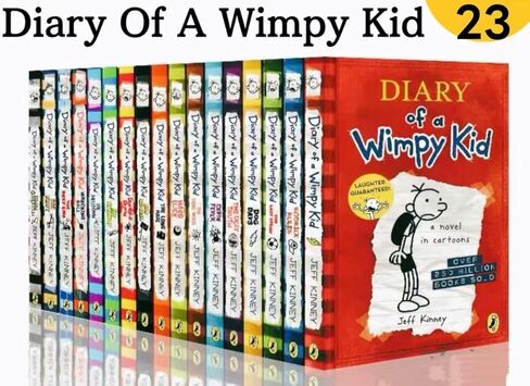 A Libray of Diary of a Wimppy Kid 1-24 Books Complete Collection Box Set Paperback in Saudi Arabia