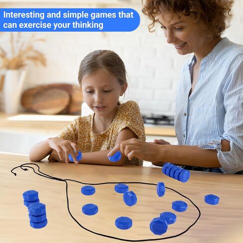 Magnetic Game for 2-4 Players - Critical Thinking Logic Toy with Secure Magnetic Components, Portable Design for Family Group Play, Space-Saving Multi-Generational Fun in Kuwait