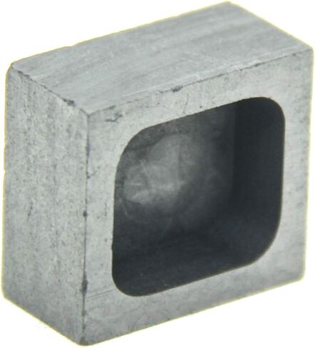 Graphite Ingot Mold, Melting Casting Mould, Silver Ingot, for Gold Silver Aluminum Copper Brass Zinc Plumbum and Alloy Metals,(24x22x12mm-25g Gold; 14g Silver) in Saudi Arabia