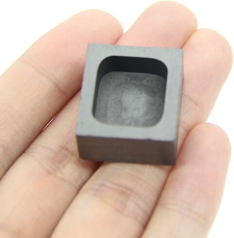 Graphite Ingot Mold, Melting Casting Mould, Silver Ingot, for Gold Silver Aluminum Copper Brass Zinc Plumbum and Alloy Metals,(24x22x12mm-25g Gold; 14g Silver) in Saudi Arabia