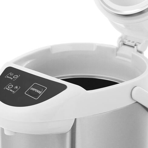 غلاية مياه كهربائية وسخان، موزع مياه ساخن من الفولاذ المقاوم للصدأ سعة 4 لتر/3.6 لتر مع 3 أوضاع توزيع، الحفاظ التلقائي على الدفء على مدار 24 ساعة، قفل أمان وحماية الطفل، للشاي والقهوة والمكتب المنزلي in Kuwait