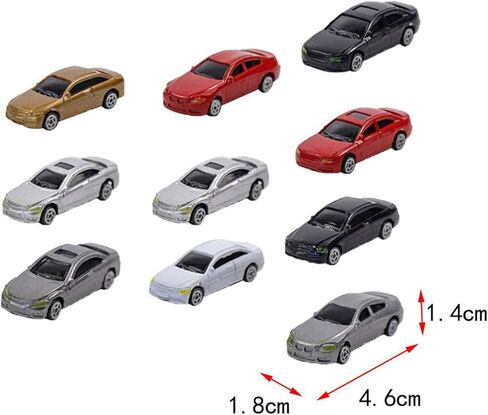 50pcs Scale Model Vehicle Car :87 Architecture Model Scenery in Saudi Arabia