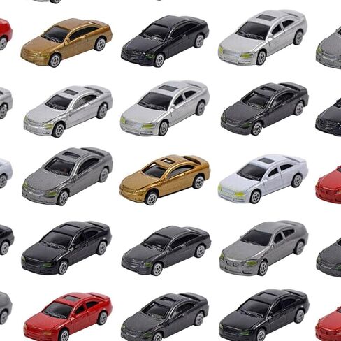 50pcs Scale Model Vehicle Car :87 Architecture Model Scenery in Saudi Arabia