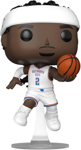 فانكو بوب! NBA: Thunder - Shai Gilgeous-Alexander - الزي المنزلي - شخصية الفينيل القابلة للتجميع - فكرة هدية - البضائع الرسمية - ألعاب للأطفال والكبار - عشاق الرياضة - شخصية نموذجية لهواة الجمع in Saudi Arabia