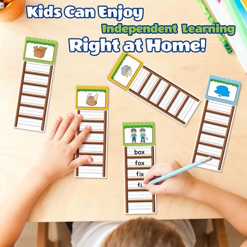 بطاقات فلاش لكلمات البصر لرياض الأطفال، 30 سلمًا للكلمات، كتب فليب، بطاقات فلاش لألعاب الصوتيات، ألعاب القراءة والتهجئة، أنشطة التعلم في مرحلة ما قبل المدرسة، فصول رياض الأطفال التي يجب أن تمتلكها in Kuwait