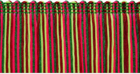 Trims By The Yard مقاس 2 بوصة متعدد الألوان، زخرفة هامشية مصنوعة من البوليستر، حواف متعددة الاستخدامات للأزياء والزي الرسمي وديكور المنزل وديكورات الحفلات، 20 ياردة، أرجواني in Saudi Arabia