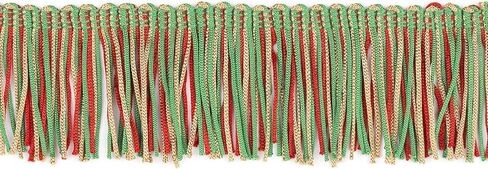 Trims By The Yard مقاس 2 بوصة متعدد الألوان، زخرفة هامشية مصنوعة من البوليستر، حواف متعددة الاستخدامات للأزياء والزي الرسمي وديكور المنزل وديكورات الحفلات، 20 ياردة، أرجواني in Saudi Arabia
