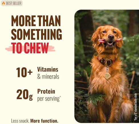 Natural Farm Gullet Sticks Chews for Dogs, 6 Inch (25 Count), Single Ingredient Jerky Esophagus Treats, Rawhide-Free Natural Glucosamine & Chondroitin, Great for Puppies, Seniors & Light Chewers in Kuwait