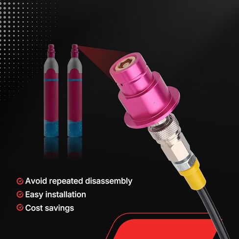 Soda Terra Machine Co2 Adapter Quick Connector Adapter Plastic Hose Compatible with Soda Terra DUO Art Gaia Series, CGA320 Threaded CO2 Tank Refill Soda Maker Replacement Accessories (60inch) in Saudi Arabia