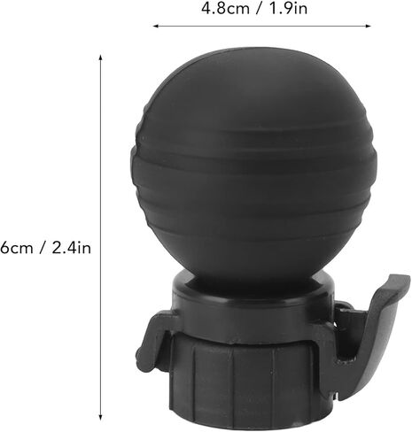 غطاء مضخة Fizz Keeper، حافظة زجاجات الصودا قابلة لإعادة الاستخدام، مقاومة للتسرب، يمكن ضخ المشروبات Fizz Keeper (أسود) in Saudi Arabia
