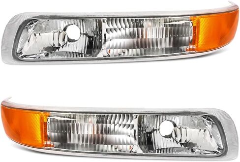 EPIC LIGHTING OE Fitment Replacement Side Marker Turn Signal Lights Lamps Compatible with 1999-2002 Silverado Pickup Classic 2000-2006 Suburban Tahoe [ GM2520173 15199558 GM2521173 15199559 ] Pair in Saudi Arabia