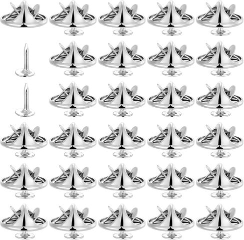 Metal Pin Backs Replacement, 50 Pairs Silver Butterfly Clutch Tie Tacks Blank Locking Pin Keepers Metal Locking Pins Back Replacement for Craft Making Enamel Pins Jewelry Making in Saudi Arabia