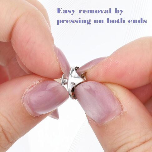 Metal Pin Backs Replacement, 50 Pairs Silver Butterfly Clutch Tie Tacks Blank Locking Pin Keepers Metal Locking Pins Back Replacement for Craft Making Enamel Pins Jewelry Making in Saudi Arabia