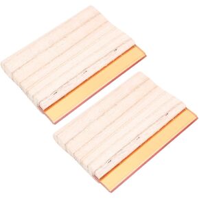 Housoutil 2Pcs Wooden Squeegee Wide Ink Scraper for Durable and Solvent Resistant Printing Supplies in Saudi Arabia
