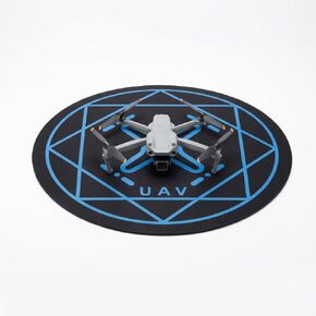Drone Landing Pad, 20 Inch Round Universal Waterproof Portable Fast-Foldable Helipad for Mini 5 Pro/4/3/2 Se/4k/Dji Neo/Flip/Mavic 3/Rc Quadcopters, Fit Various Drone Flying Scenarios (Yellow) in Kuwait
