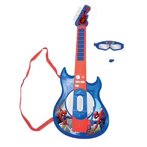 Lexibook Miraculous Electronic Lighting Guitar with mic, Glasses with Microphone, Demo Songs, 2 Game Modes, MP3 Plug, Black red, K260MI in Kuwait