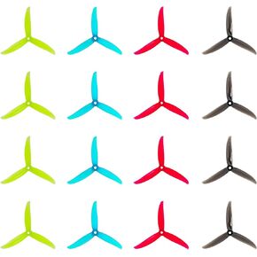 16 قطعة من مراوح طائرات بدون طيار Fpv: مراوح Gemfan Vannystyle 5136 FPV 5.1 بوصة دعامات كمبيوتر ثلاثية الشفرات متوافقة مع 2207 محركات لطائرة RC بدون طيار حرة in Kuwait