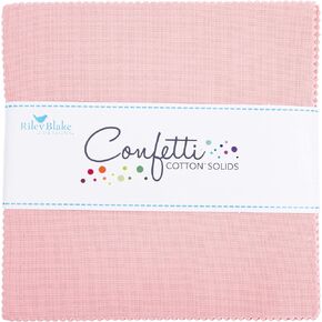 قصاصات قطنية صلبة جميلة باللون الوردي 42 حزمة مربعات ساحرة مقاس 5 بوصات رايلي بليك 5-120-PRETTYPINK-42 in Kuwait