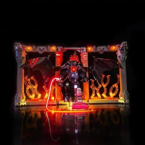ضوء BrickBling متوافق مع Lego Balrog Book Nook، إضاءة إبداعية متوافقة مع Lego 10367 - باستثناء الطوب (ضوء إصدار RC) in Saudi Arabia