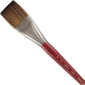فرشاة رسم فنية من Creative Mark Staccato - حجم مسطح 8 - فرش صناعية ذات مقبض طويل للدهانات الأكريليك، مصنوعة يدويًا وكاملة الجسم مع استجابة نابضة بالحياة in Kuwait