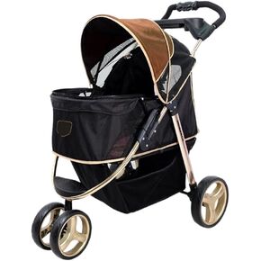 Pet Strollers Outdoor Pet Stroller Dog Stroller Foldable Cat Cart Pet Supplies Outdoor Transportation Dog and Cat Cart Pet Stroller Medium in Saudi Arabia