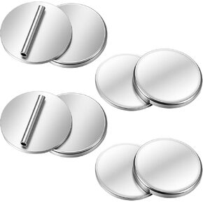 Hecila 4 Pairs Mini Magnetic Pin Brooch Converters Magnetic Clasps Metal Clothing Magnets Buckle Almost Invisible Magnets Pins Converter Lapel Pin Holder for Hijab Scarf Shawls Thin Fabric in Saudi Arabia