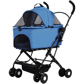 Pet Strollers Pet Stroller Cat And Dog Stroller Small Dog And Cat Stroller Lightweight Folding Pet Stroller For Outings Pet Stroller Medium(Pink) in Kuwait